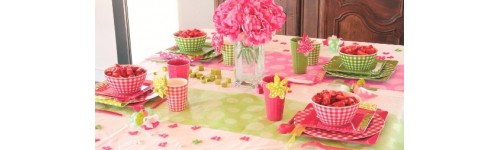 Fuschia, Vert Anis
