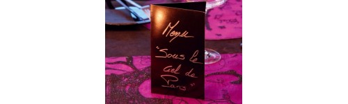 Carte de Menu, Porte-Menu