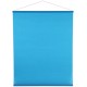 Tenture de salle turquoise brillant mat zoom cote mat