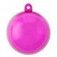 Boule transparente fuschia 4 cm boule plexi les 6