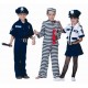 Deguisement prisonnier enfant prisonnier noir et blanc