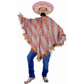 Costume Poncho Mexicain Deluxe Adulte