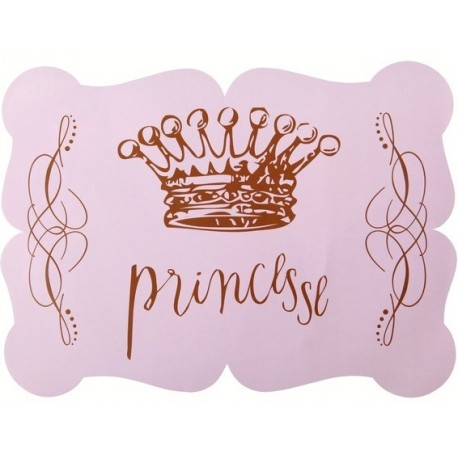 Set de table princesse rose les 6