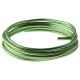 Fil metallique vert de decoration 5 mm