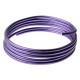 Fil metallique parme violet de decoration 5 mm 