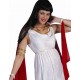 Deguisement Lady Romaine femme robe romaine velours blanc luxe