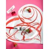 Sets de table coeur blanc coeur design 38 cm les 6