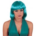 Perruque Bleu-Vert Courte Sexy Femme