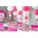 Assiettes Grises Rondes A Pois deco table mariage 