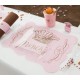 6 Marque place Chevalet Princesse Rose Forme Couronne