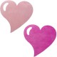 Sets de Table Coeur Rose et Fuschia