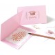 Cartes Princesse Rose x6 Cartes Invitation ou Menu