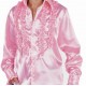 Déguisement chemise disco rose homme luxe