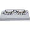 Faux Cils Noir Argent Diamond Strass Luxe et Colle A Faux Cils