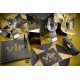 Ruban VIP Satin Noir VIP Or deco VIP chic