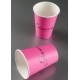 Gobelet glamour fuschia en carton deco de table chic