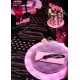 Set de table Glamour fuschia 