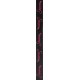 Ruban Glamour noir fuchsia satin 10 mm
