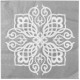 Serviette de table Motif Oriental argent les 20