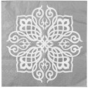 Serviette de table Motif Oriental argent les 20