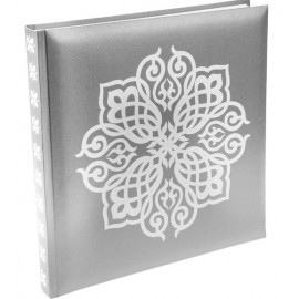 Livre d'or oriental argent et blanc