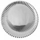 Assiette Carton Métallisé Argent Ronde 23 cm les 10