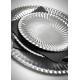 Assiette carton metallise argent ronde 