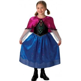 Déguisement Anna de La Reine des Neiges Disney Frozen deluxe enfant