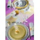 Bougie Etoile Pailletee or Bougie deco de table