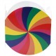 Ronds de serviette Arc-en-ciel les 6