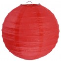 Lanterne Boule Chinoise Papier Rouge 50 cm