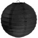 Lanterne Boule Chinoise Papier Noir 50 cm