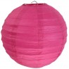 Lanterne Boule Chinoise Papier Fuschia 50 cm