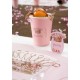 Gobelets Princesse carton rose les 6