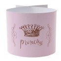 Ronds de serviette Princesse rose les 6