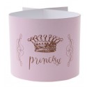 Ronds de serviette Princesse rose les 6