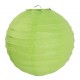 Lanterne boule chinoise papier vert anis 30 cm les 2