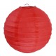 Lanterne boule chinoise papier rouge 30 cm les 2