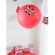 Lanternes Boule Chinoise Papier Rouge idee deco