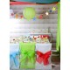 housse de chaise intisse blanc noeud rouge 