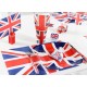 Set de table Angleterre drapeau Anglais les 6