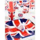 Assiette Angleterre drapeau Anglais 23 cm les 10