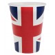 Gobelet Angleterre drapeau Anglais carton les 10