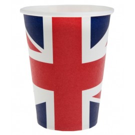 Gobelet Angleterre drapeau Anglais carton les 10