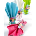 Serviettes de table rondes en papier les 20