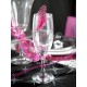 Plume Fushia Leopard avec perle idee deco