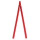 Pince longue rouge en bois deco 15 cm les 4