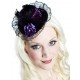 Mini Chapeau Lilas Chic Lurex Deluxe Femme