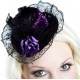 Mini Chapeau Lilas Chic Lurex Deluxe Femme