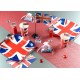 Piques Cocktail Drapeau Anglais Union Jack les 10